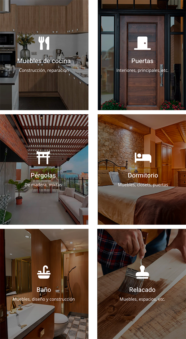 Tipos de trabajo Tipos de trabajo